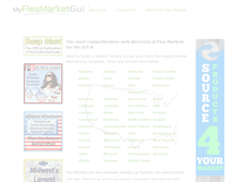 Tablet Screenshot of myfleamarketguide.com